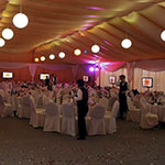Оснащение плазменными панелями свадебного торжества (2012)